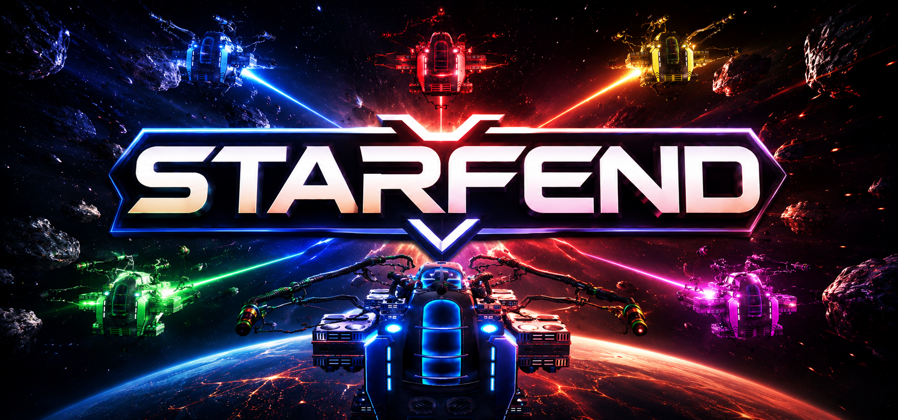 Starfend indie game presentation